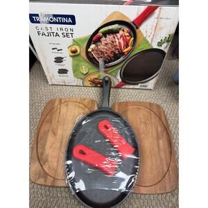 Tramontina Cast Iron Fajita Set